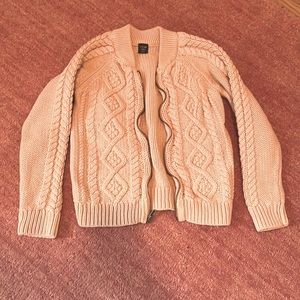 Gap zip-up cardigan